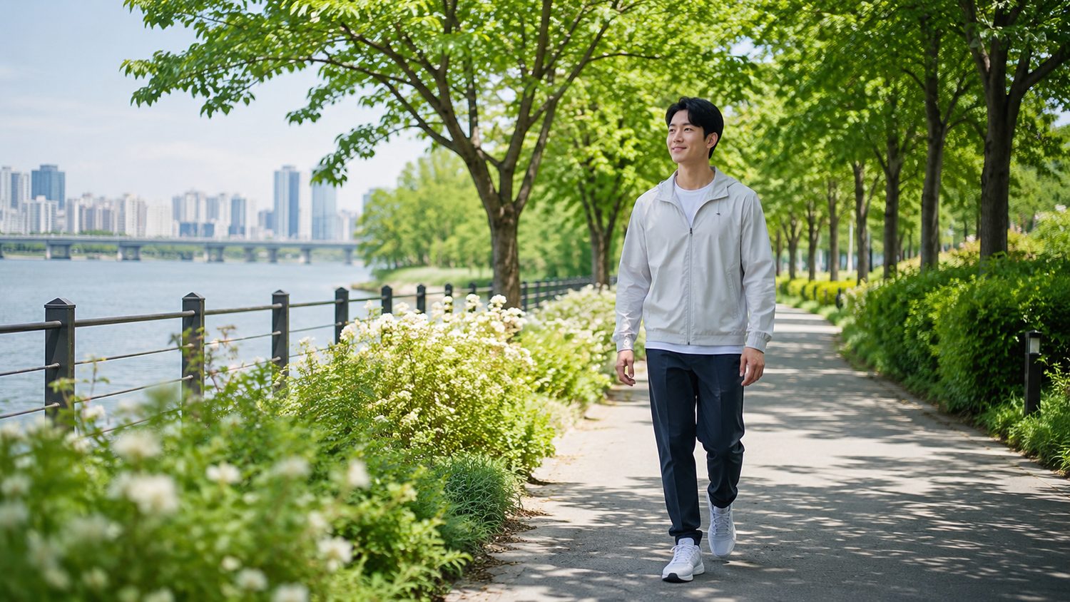 사고 이후 편안하게 일상을 이어가는 모습